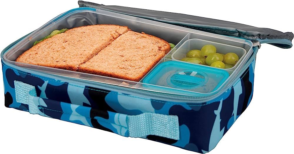 Nuby Insulated Bento Box Lunchbox, Sharks | Amazon (US)