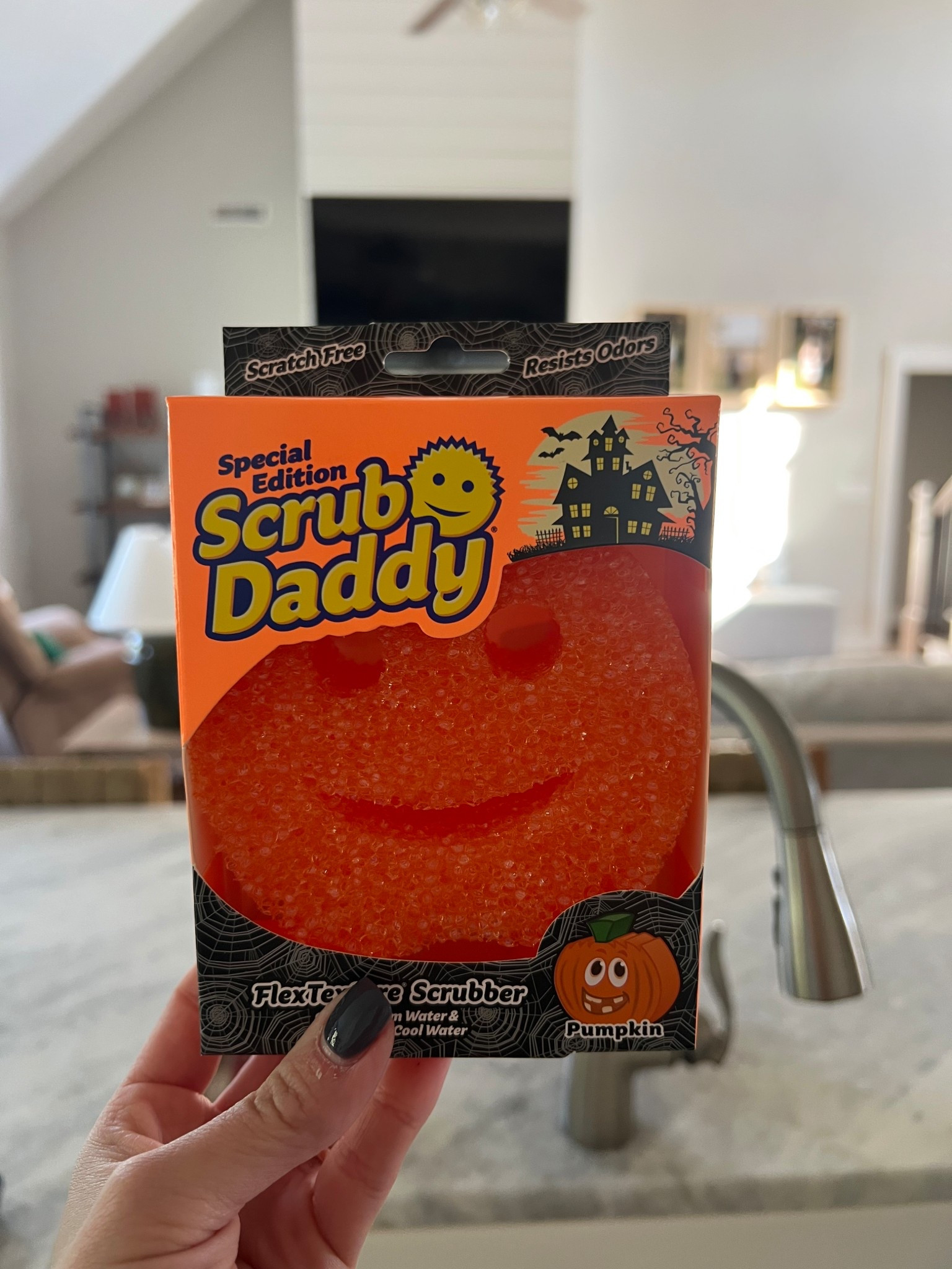 My red flag is that I cannot resist a seasonal Scrub Daddy.  🎃

#LTKHome #LTKFamily #LTKSeasonal
