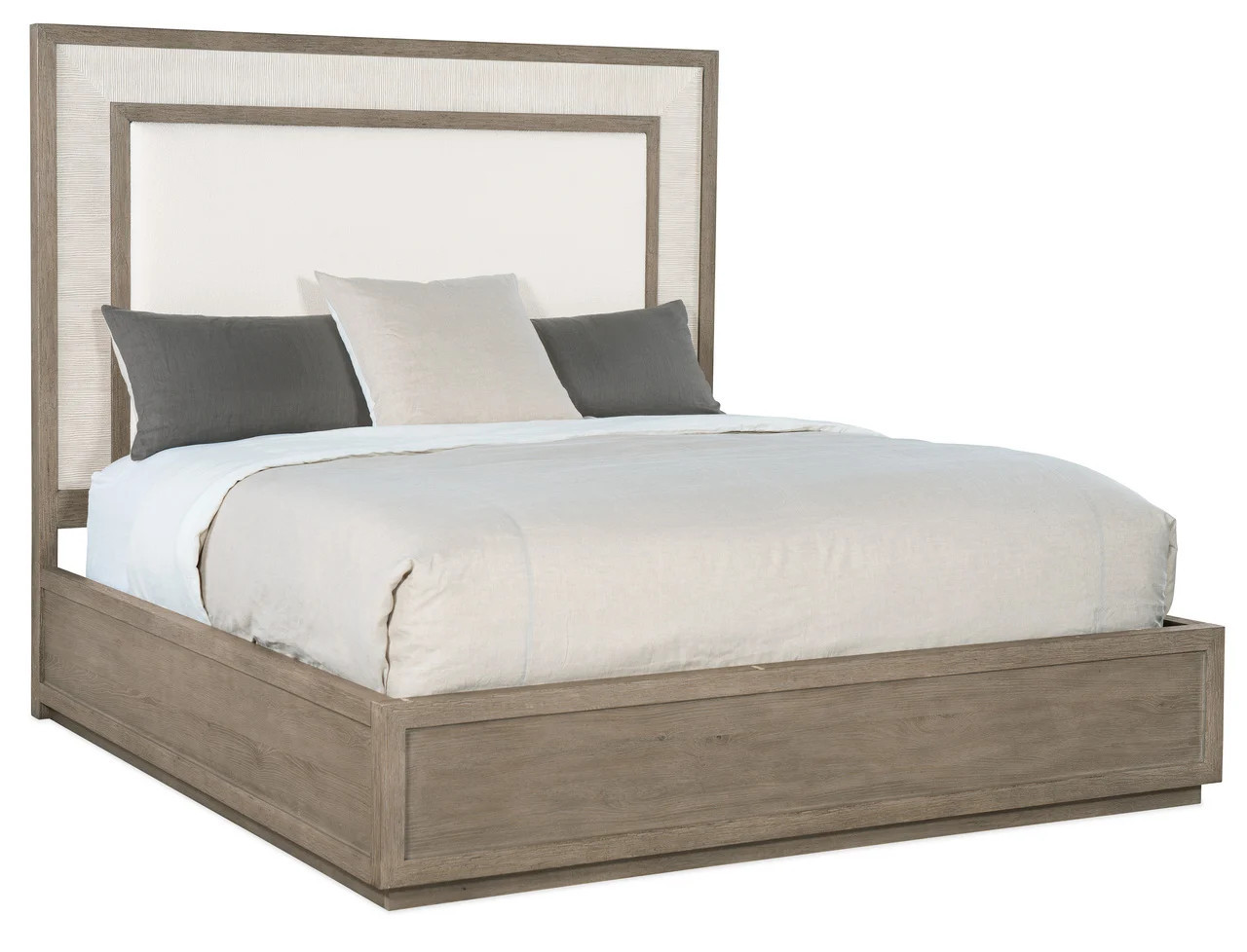 Serenity Rookery King Upholstered Panel Bed | 1stopbedrooms