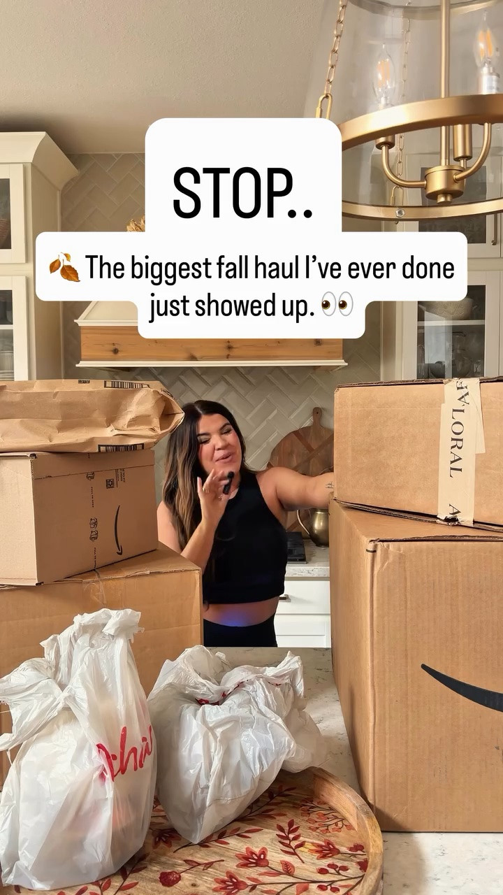 🍂 Comment Halloween and I’ll send you links to everything! 🤎

I genuinely think this might be my biggest fall haul yet… and somehow it’s even better than I imagined. 😍

Some of these sold out last year, some are brand new, and a few of these might be my favorite fall finds I’ve ever brought home. 👀

If you’re decorating early this year, save this so you can come back when you’re ready, and tell me…

Which box would you open first? 📦🍂