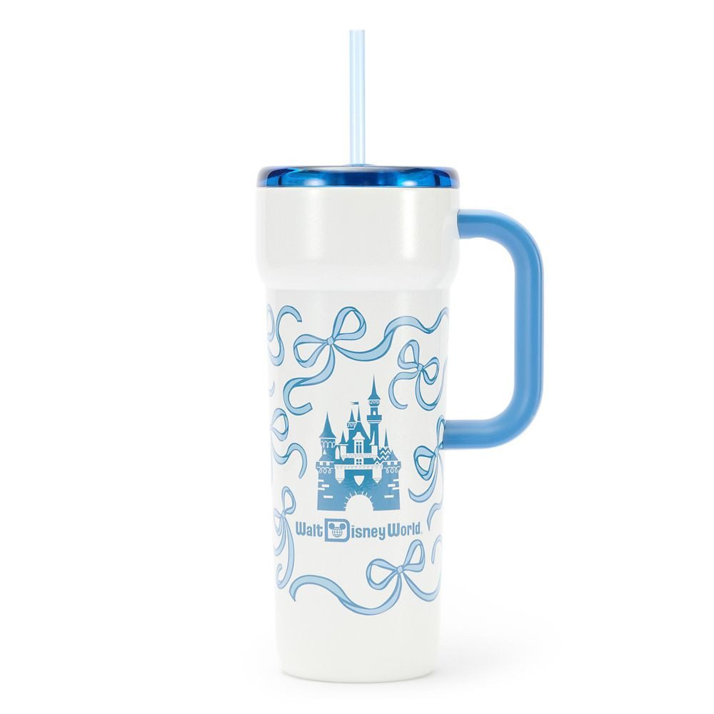 Walt Disney World 24 oz. Stainless Steel Starbucks Travel Tumbler with Straw  Blue | Disney Store
