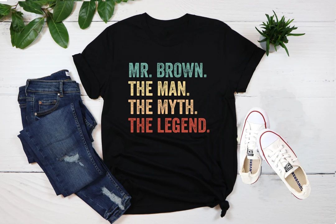 Custom the Man the Myth the Legend Shirtpersonalized Teacher - Etsy | Etsy (US)