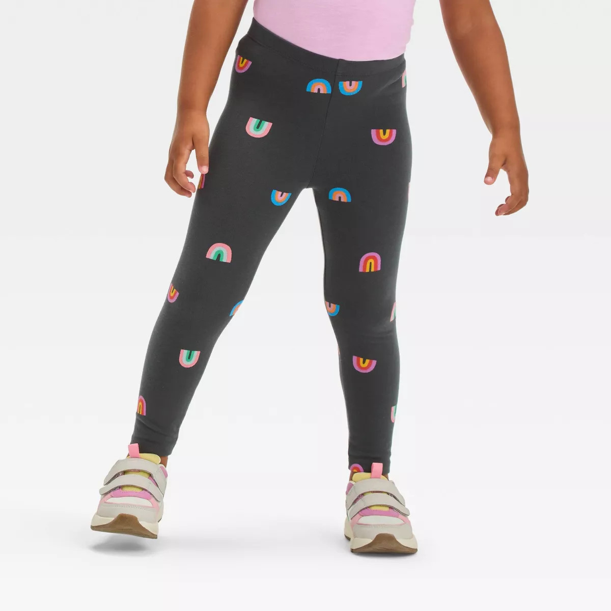 Toddler Girls' Solid Printed Leggings - Cat & Jack™ | Target