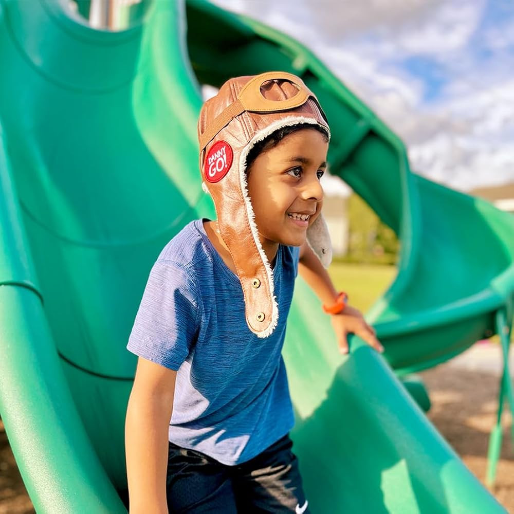 Danny Go! Official Danny Aviator Hat - Warm Costume Cap with Earmuffs for Kids Toddlers | Amazon (US)