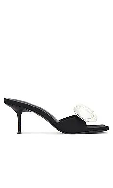 RAYE Rosette Mule in Black & White from Revolve.com | Revolve Clothing (Global)