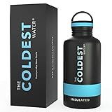 Coldest Sports Water Bottle - 21 oz, (Loop Lid) Leak Proof, Vacuum Insulated Stainless Steel, Dou... | Amazon (US)