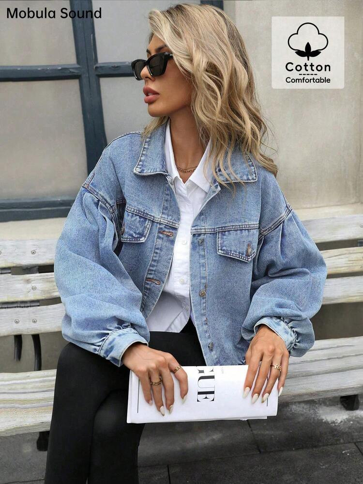 Oversized Denim Jacket | SHEIN