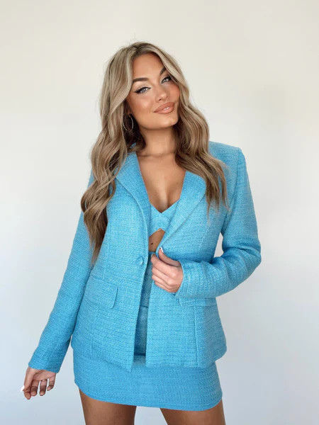 Executive Elegance Tweed Jacket | Lane 201 Boutique