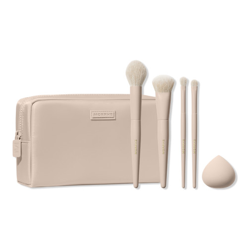 Morphe Oat Latte 5-Piece Face & Eye Brush Set | Ulta
