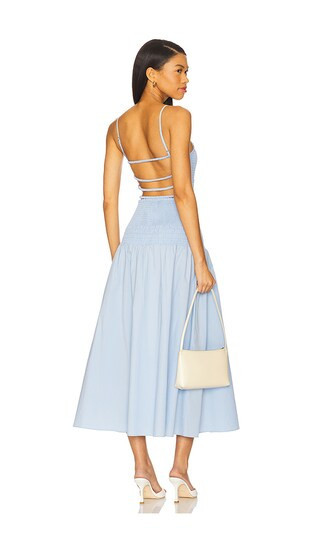 Solid & Striped The Vida Dress in Baby Blue. - size S | Revolve Clothing (Global)