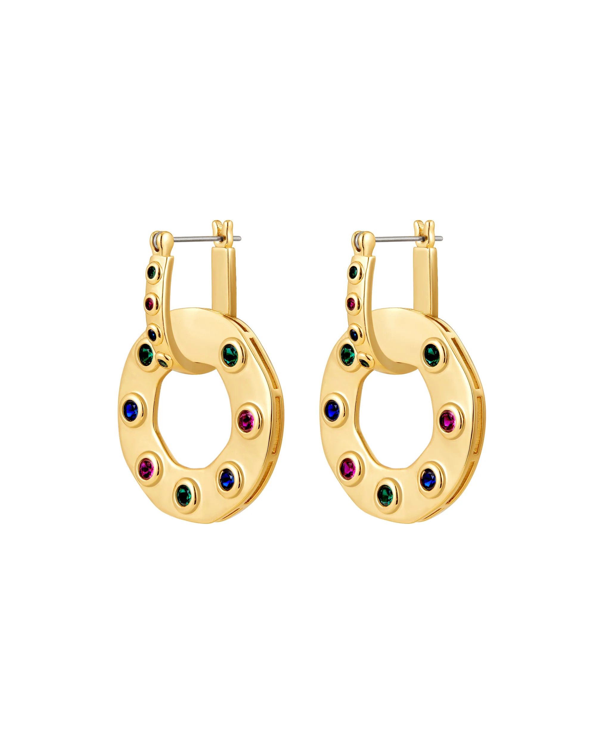 The Royale Stone Statement Earrings | Luv Aj
