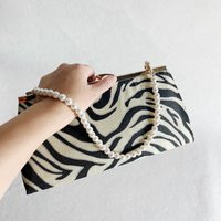 Zebra Pattern & Gold Lines With Vintage Clutch Handbag , A Unique One Of Kind Gift For Her | Etsy (UK)