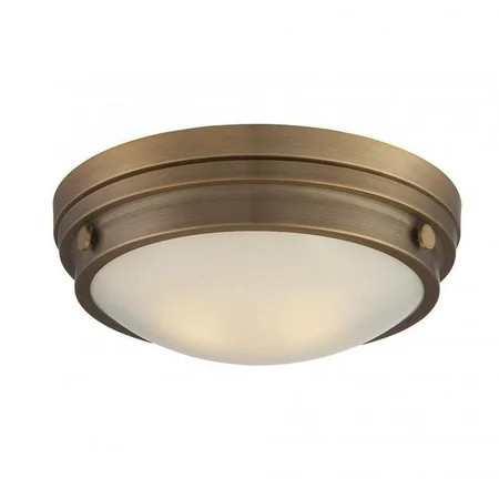 Savoy House Lucerne Flush Mount in Warm Brass | Walmart (US)