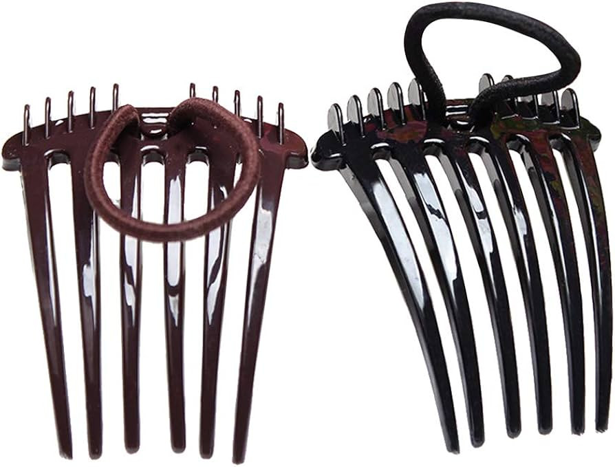 Beaupretty 4PCS Plastic Hair Side Comb Bandette Comb French Twist Combs Vintage Hair Side Clip wi... | Amazon (UK)