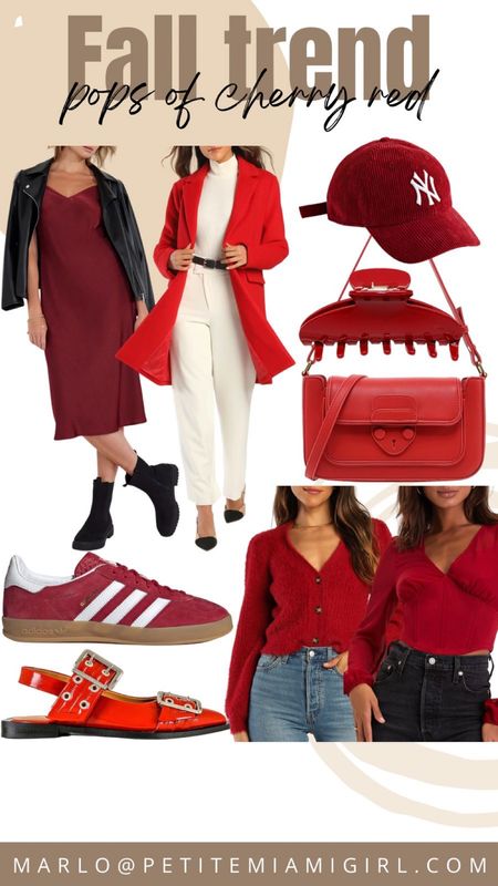 Fall trend: pop of red 🍒

#LTKstyletip #LTKshoecrush #LTKSeasonal