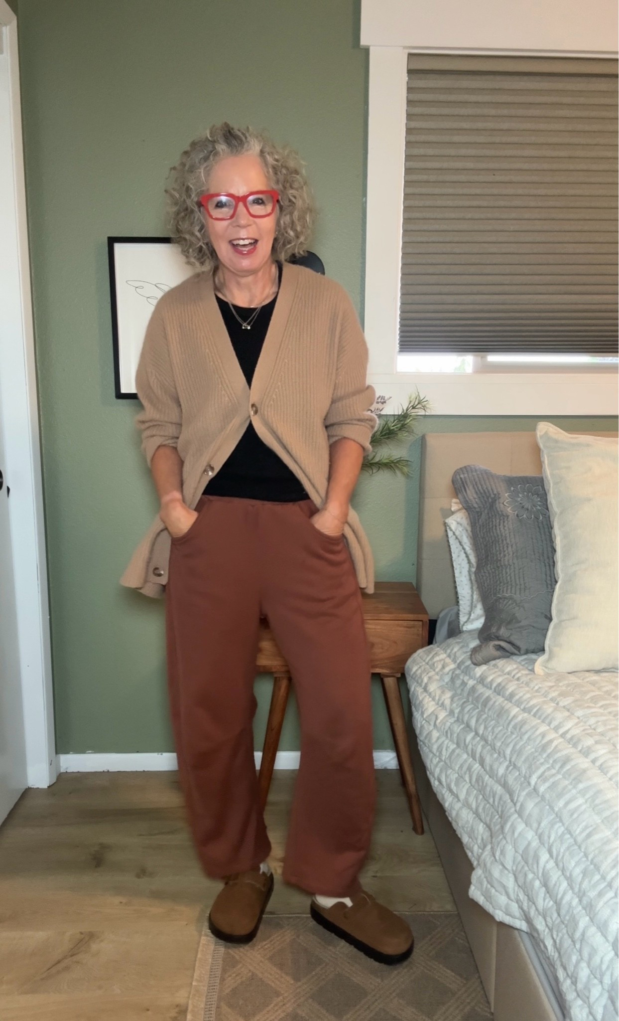 My comfy style I wear on repeat.
The pants and tank top I own in so many colors, the sweater is my all time favorite I wear every morning when I get up to make coffee.

#LTKgrwm