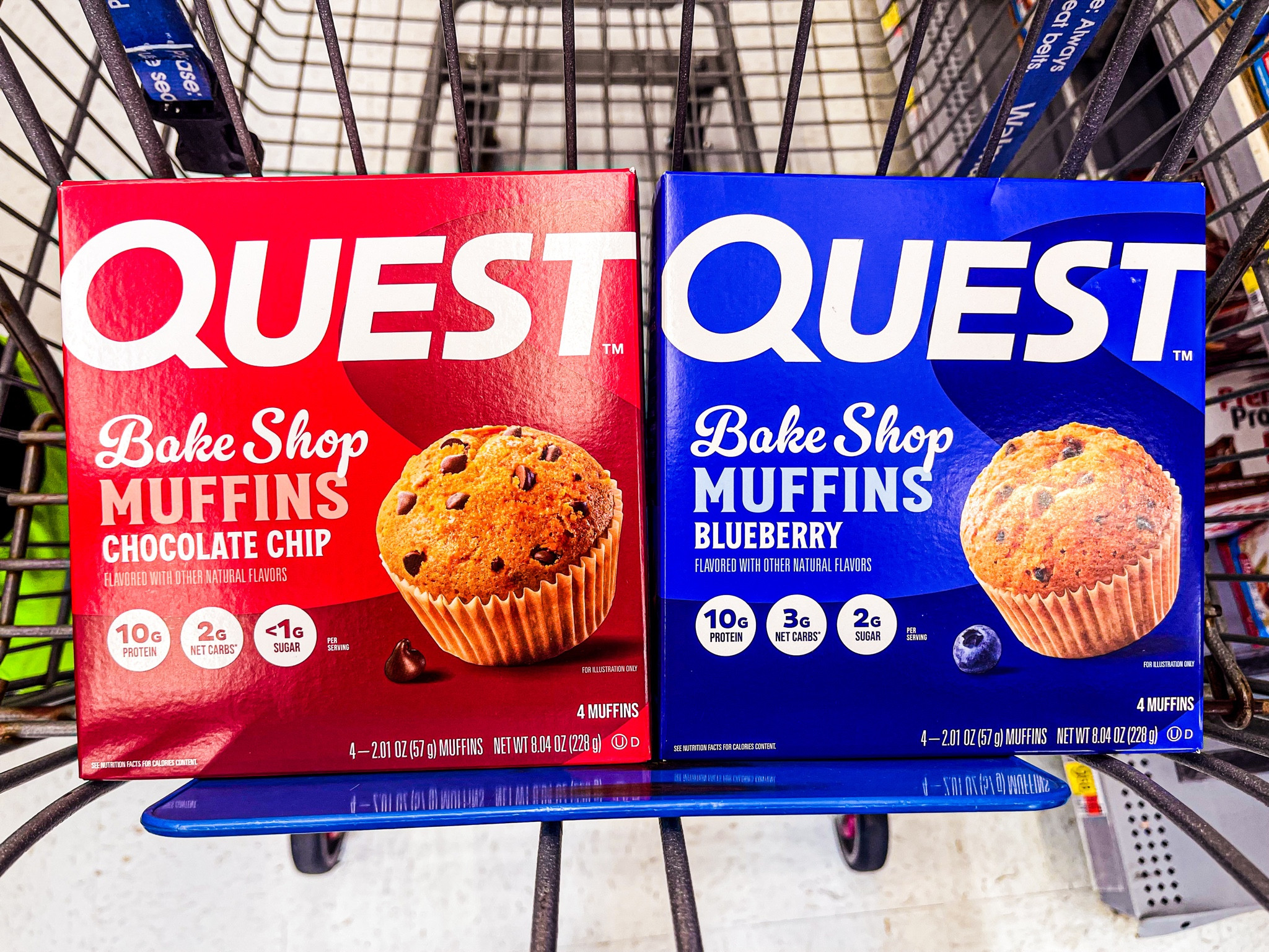 These quest muffins are pretty good! High protein, low carb and a great start to the day! #foodie #food #protein #proteinmuffins 
