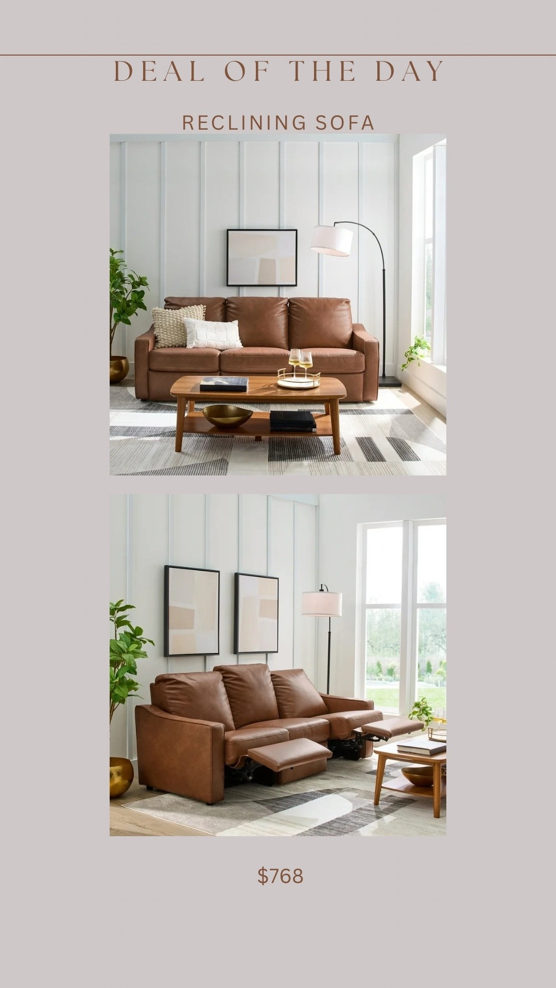 Brand new Walmart reclining sofa 🤩🤩🤯🤯🤯🤯 sellout risk! I cannot believe this price! 

#LTKHome #LTKStyleTip #LTKSaleAlert