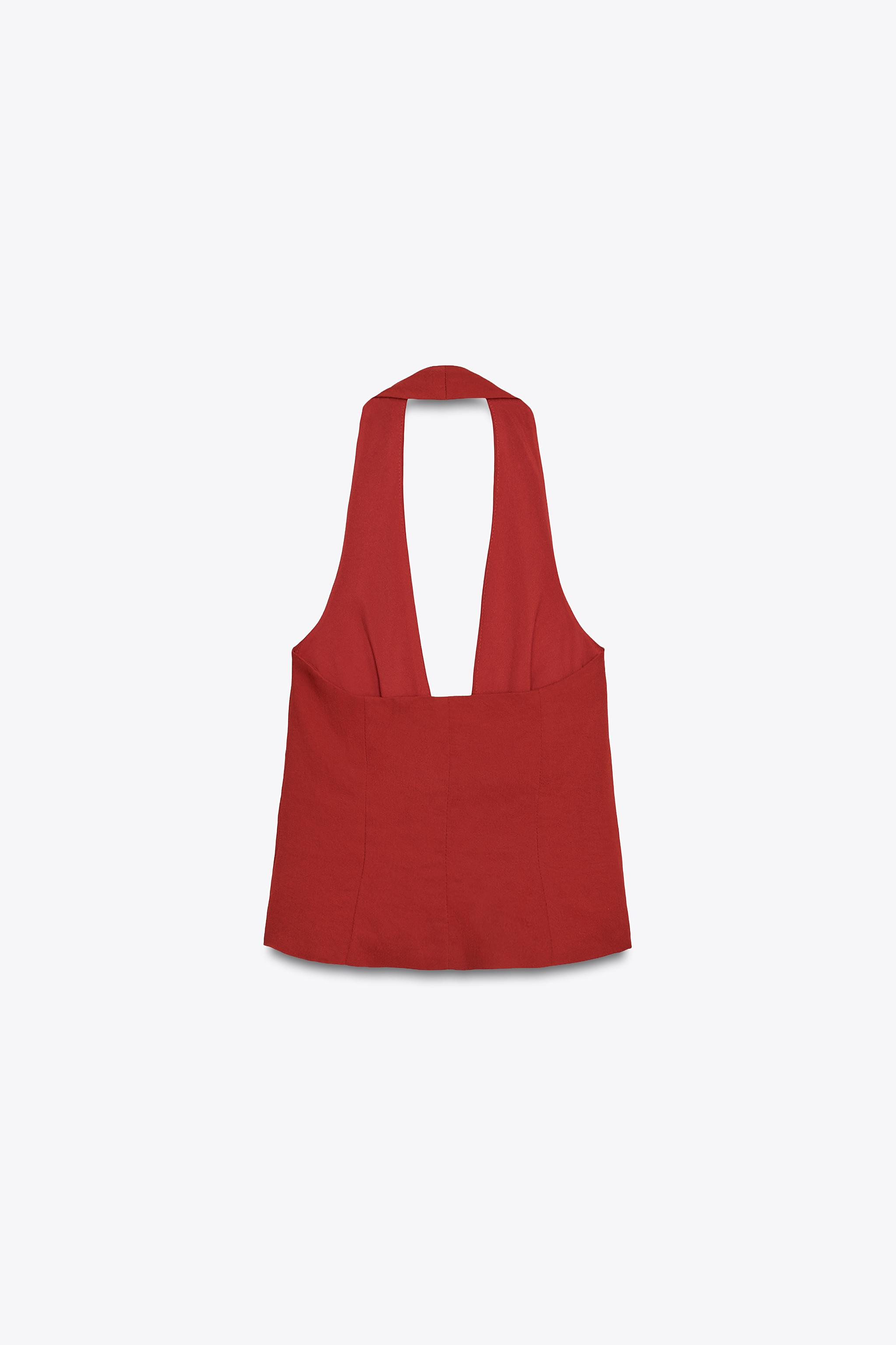 KNOT HALTER VEST | Zara US