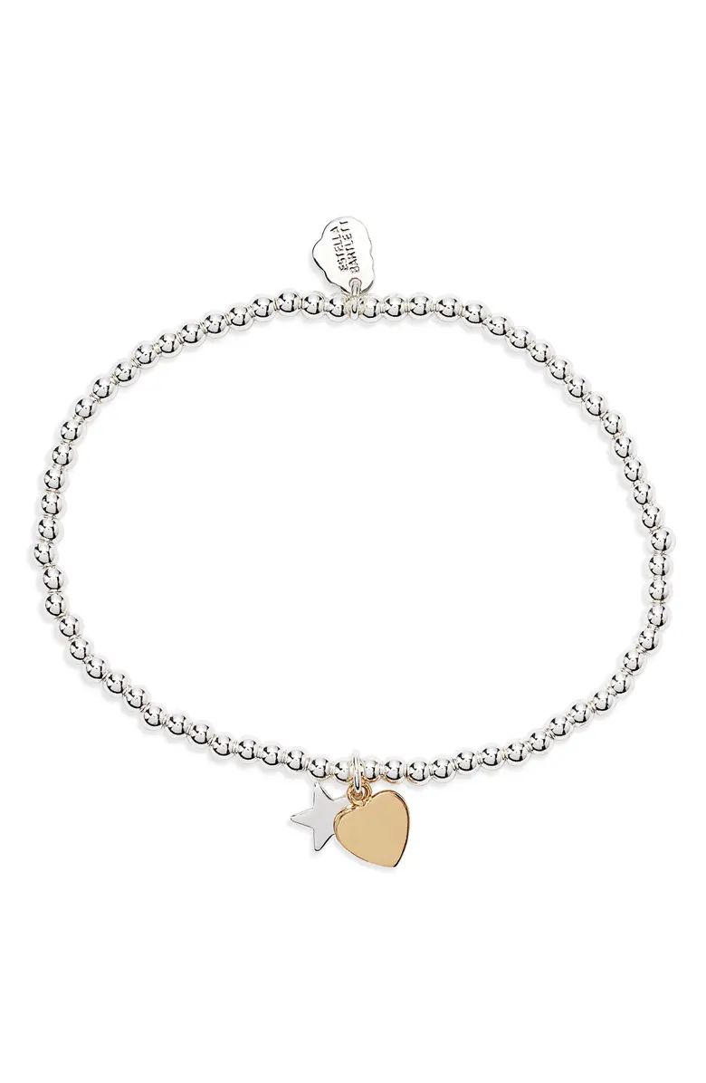Sienna Heart & Moon Charm Bracelet | Nordstrom