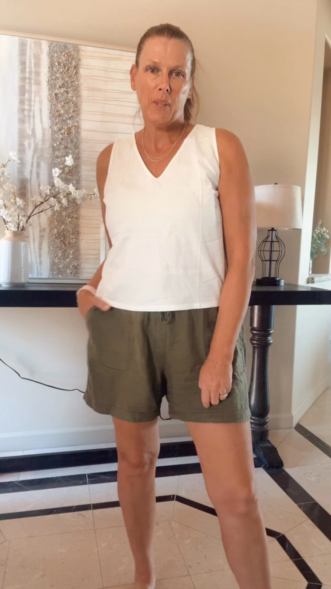 All linen look, perfect for spring summer days 

Linen outfit, effortless style, elevated casual look, linen shorts outfit, linen top, amazon fashion finds, style over 40

#LTKSeasonal #LTKOver40 #LTKSaleAlert