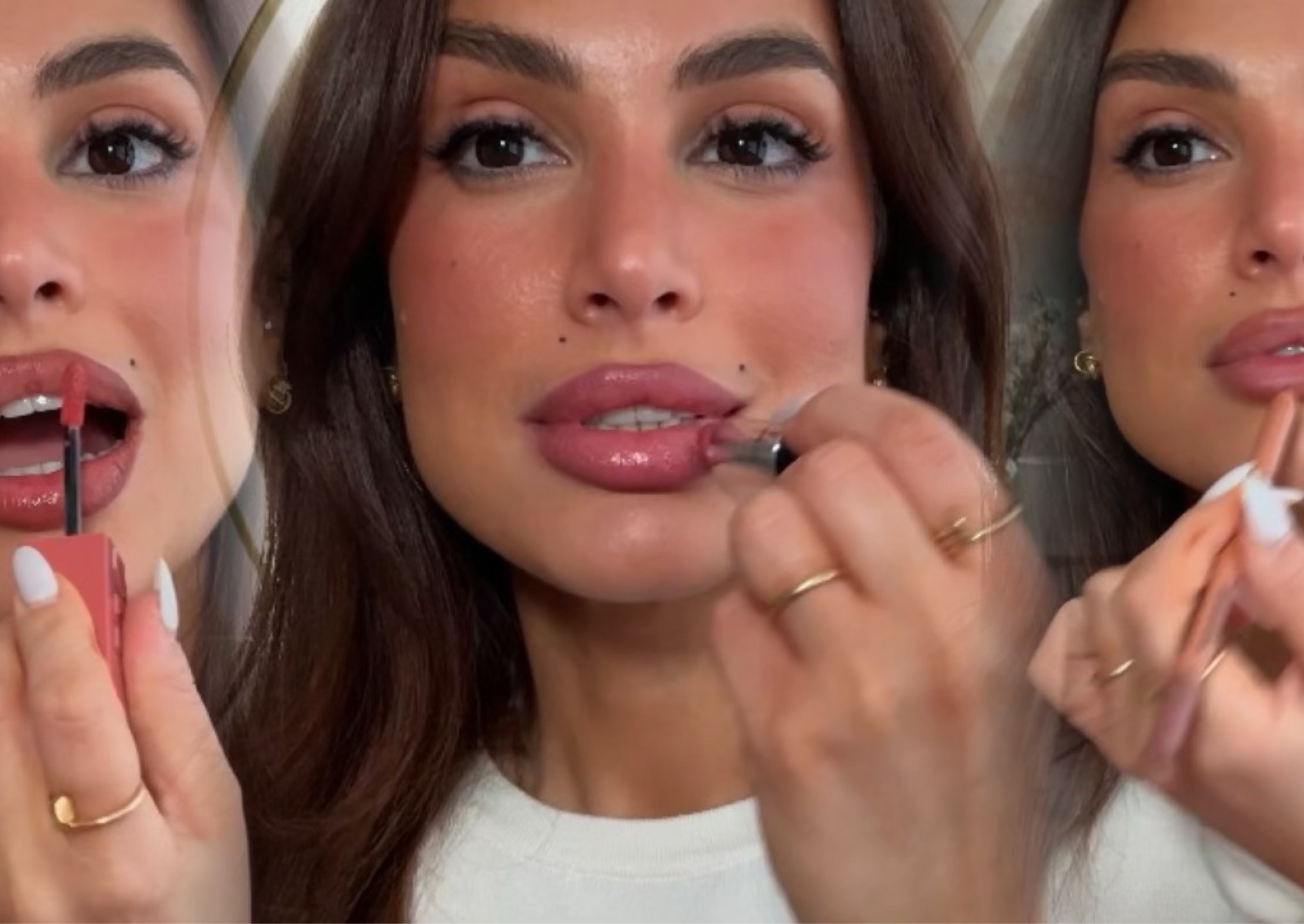 My Favourite Lip Combos💄😍 
Please read for all shades and combos!
Full tutorial on YouTube now! 
With links please always check you have selected exact colour on the website as they have all shades for a few! 

COMBO 1- 
Lip liner- Makeup Forever- shade- anywhere Caffeine 
Lipstick- NYX Fat Oil- shade- going viral #04

COMBO 2-
Lipliner- Huda Beauty- shade- warmer brown
Lipstick- maybeline Vinyl- shade- Golden 105

COMBO 3- 
Lipliner- Elf Cosmetics- shade- Mauve aside
Lipstick- YSL LOVESHINE- Shade- 201 rosewood 

COMBO 4- 
Lipliner- Dior beauty- shade- 300 Nudestyle
Lipstick- Refy- shade- Orchid

COMBO 5-
Lip liner- Dior Beauty- shade- 300 Nudestyle
Lipstick- YSL - shade -NM

COMBO 6-
Lip liner- Kosas- shade- beyond
Lipstick- Mac cosmetics- shade- $ellout

COMBO 7-
Lip liner- Elf- shade- mauve aside
Lip oil- Dior- shade- 001 Pink

COMBO 8-
Lip liner- Kylie Cosmetics- shade- ice latte
Lip tint- Benefit- shade- Rose
Lipgloss- Huda beauty- shade- uuu-baby

COMBO 9-
Lip liner-makeup forever-shade- wherever walnut
Lipstick- Mac cosmetics- shade- thanks it’s Mac

