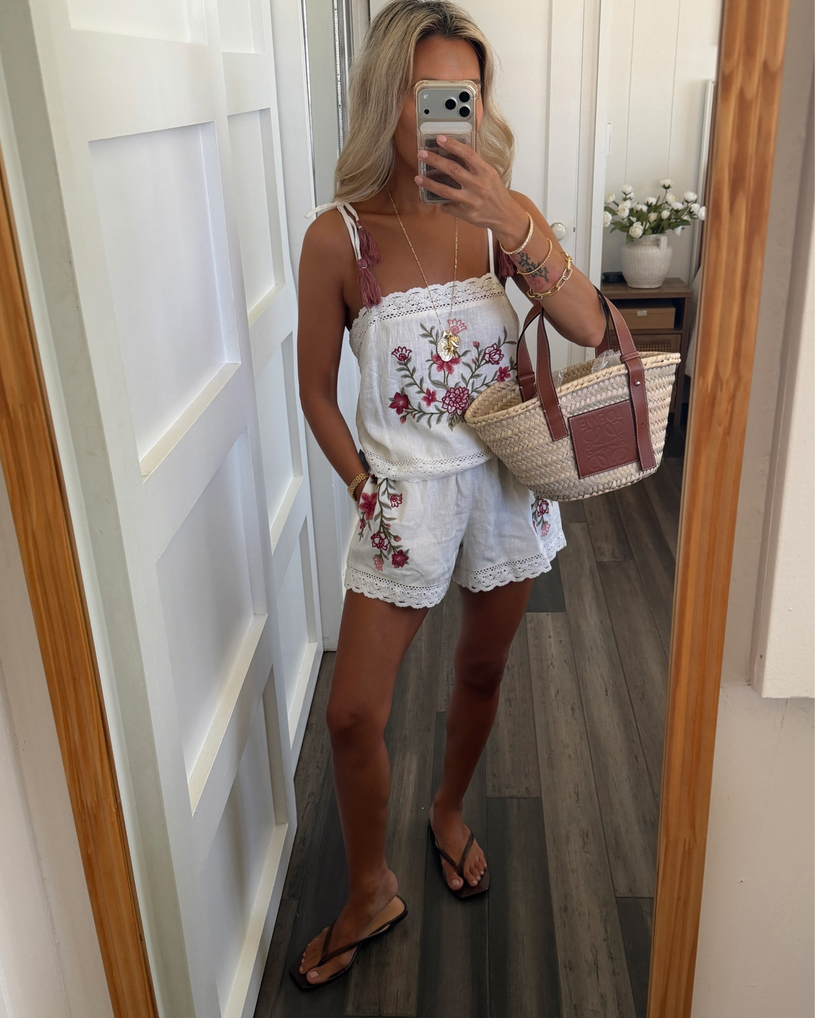 The embroidery and details on these Target pieces are IMPECCABLE. Quite shocked it’s from Target but im so happy with this purchase. Wearing an xs on both. 

#LTKPetite #LTKTravel #LTKSeasonal