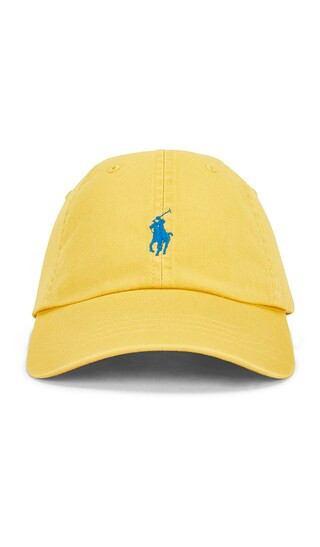 Polo Ralph Lauren Twill Classic Sport Cap Hat in Yellow. | Revolve Clothing (Global)