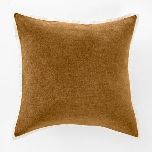 Classic Cotton Velvet Pillow Cover | West Elm (US)
