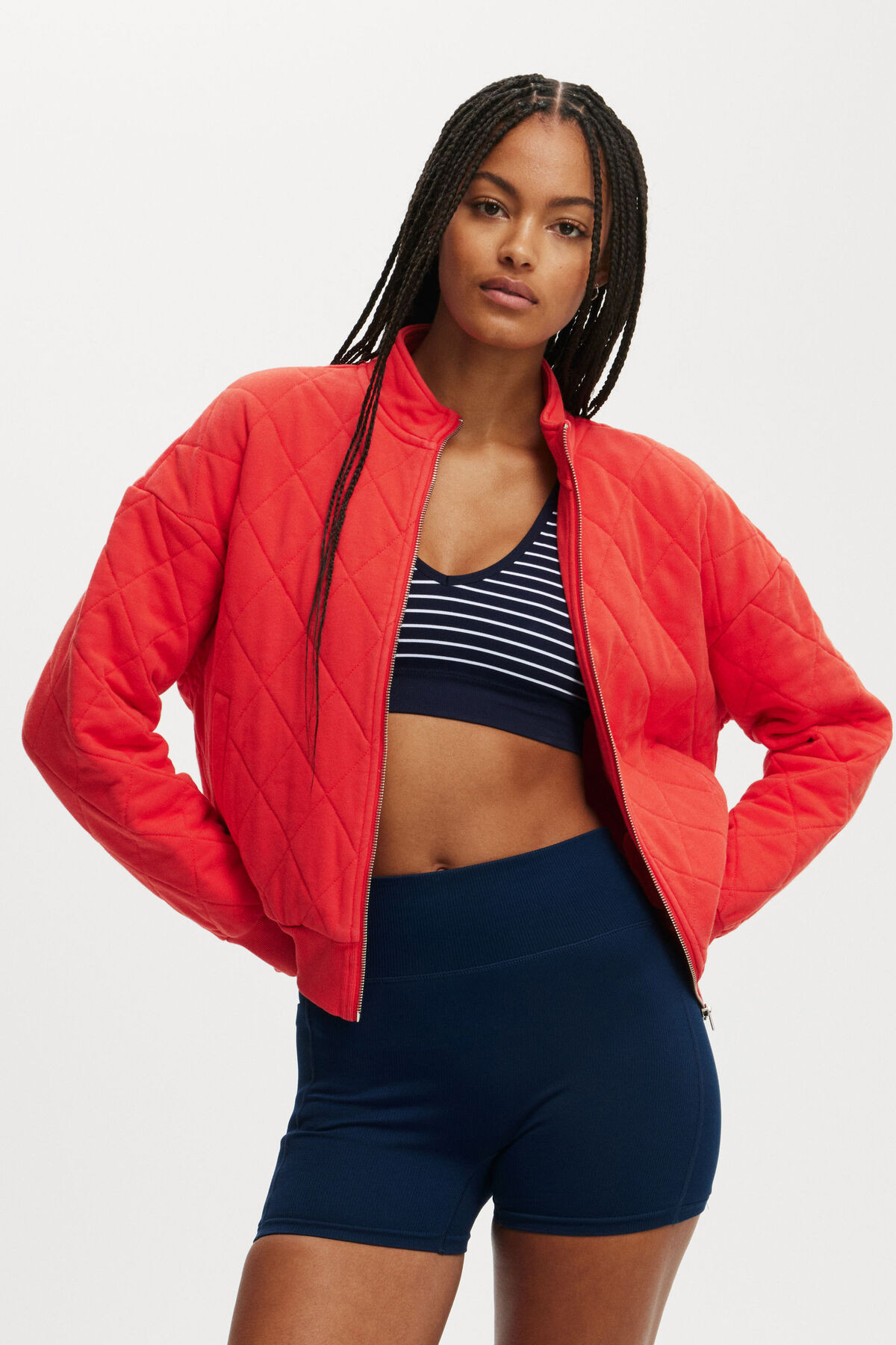 Active Quilted Zip Through | Cotton On (US)