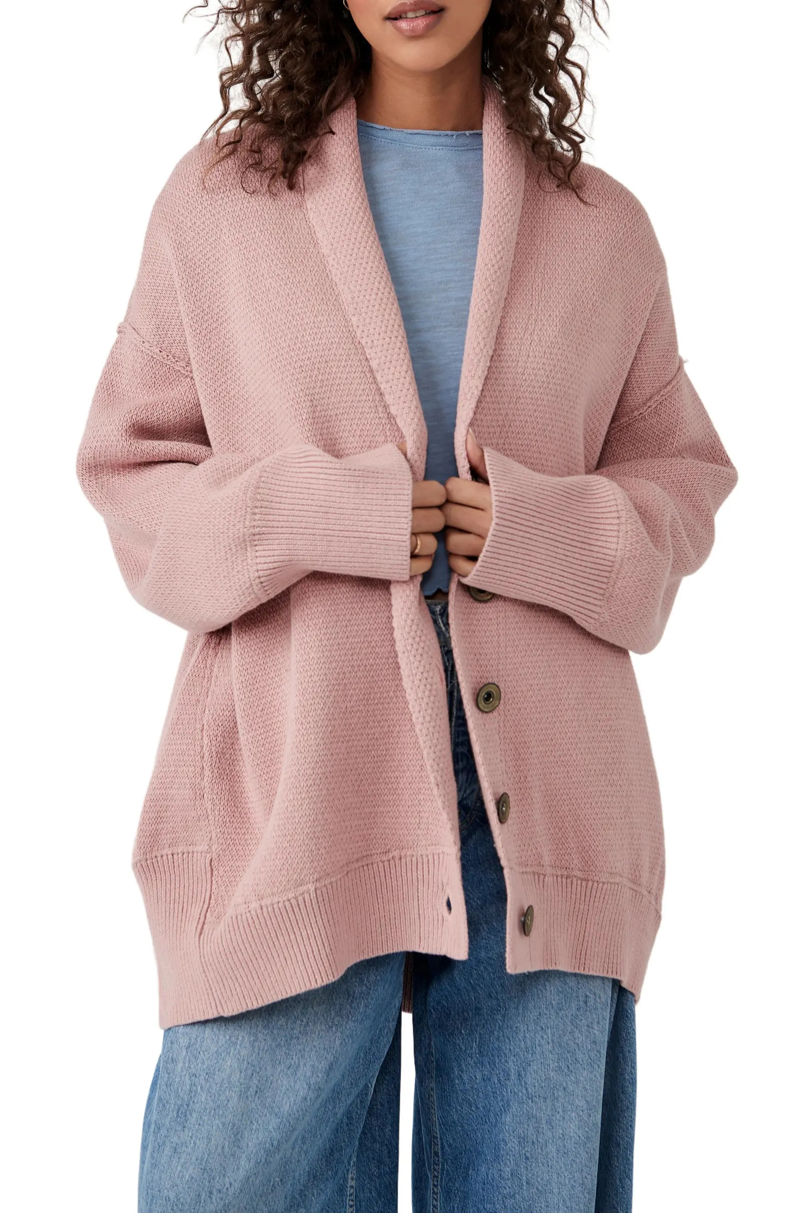 Free People Chamomile Oversize Cardigan | Nordstrom | Nordstrom