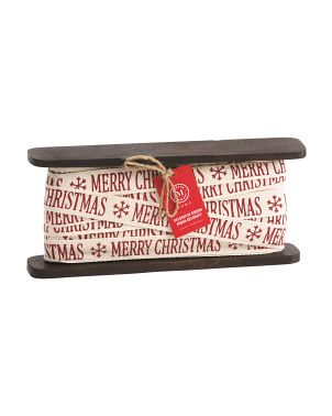 25yd Printed Merry Christmas Ribbon | Entertaining | Marshalls | Marshalls