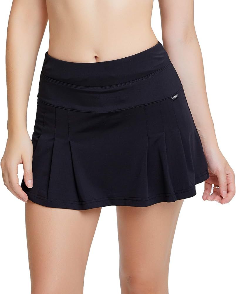 Women's Active Athletic Skort Lightweight Quick Dry Shorts Breathable Running Tennis Golf Workout... | Amazon (US)