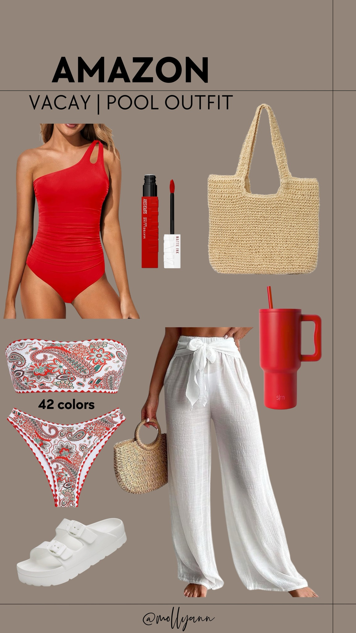 💃🏼 Pool/ Vacay outfit!! ❤️

#LTKFindsUnder50 #LTKStyleTip #LTKSwim