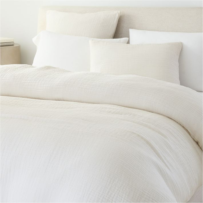 Dreamy Gauze Cotton Duvet Cover & Shams | West Elm (US)