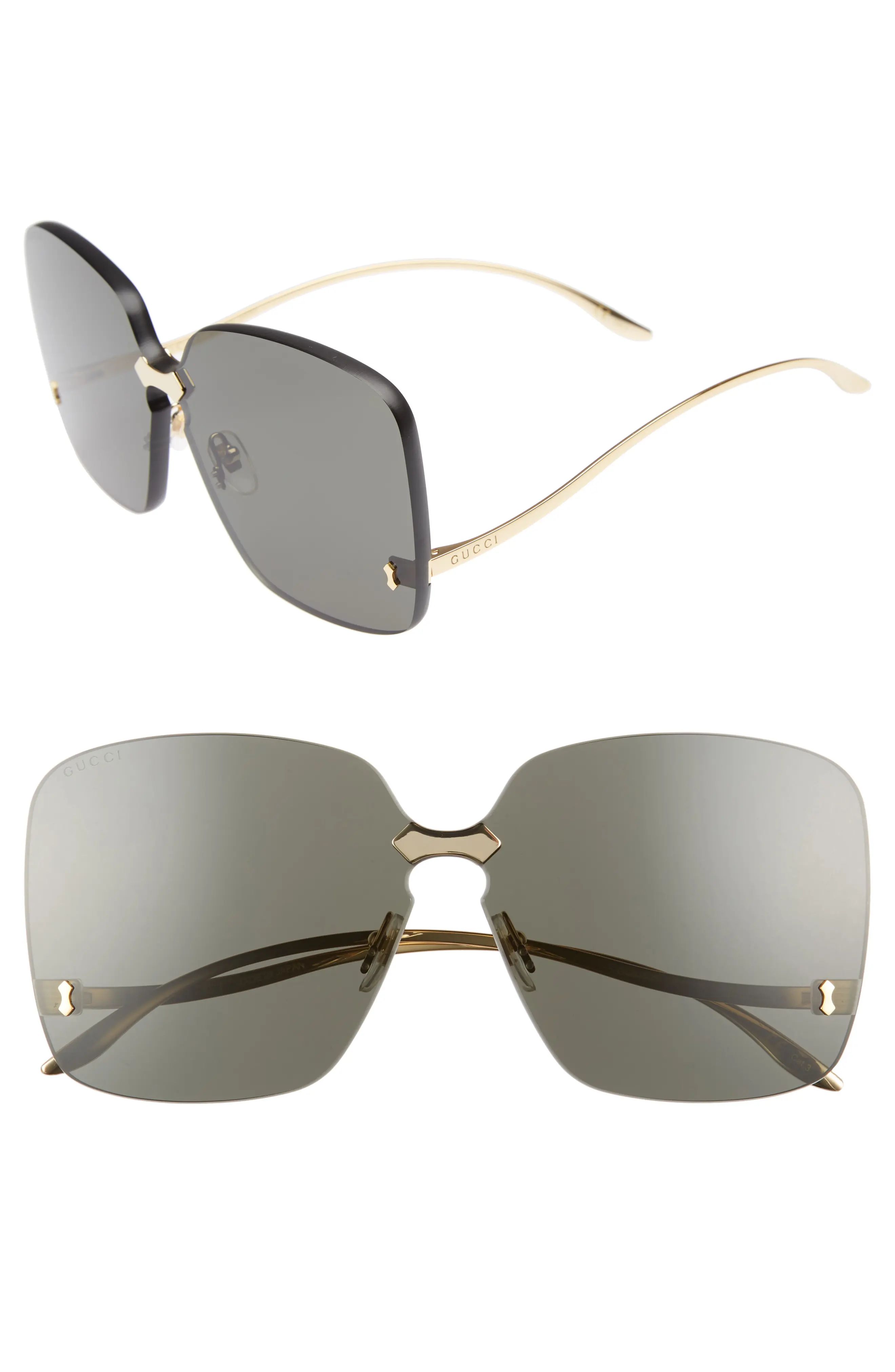 99mm Rimless Sunglasses | Nordstrom