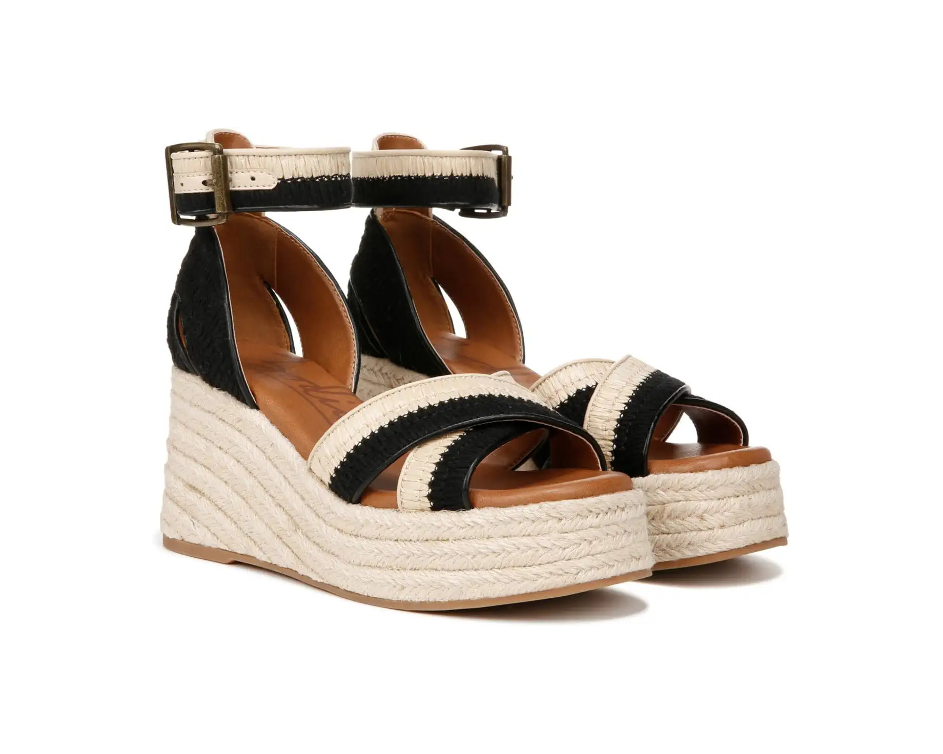 ZODIAC Naomi-Raf Ankle Strap Wedge Sandal | Zappos