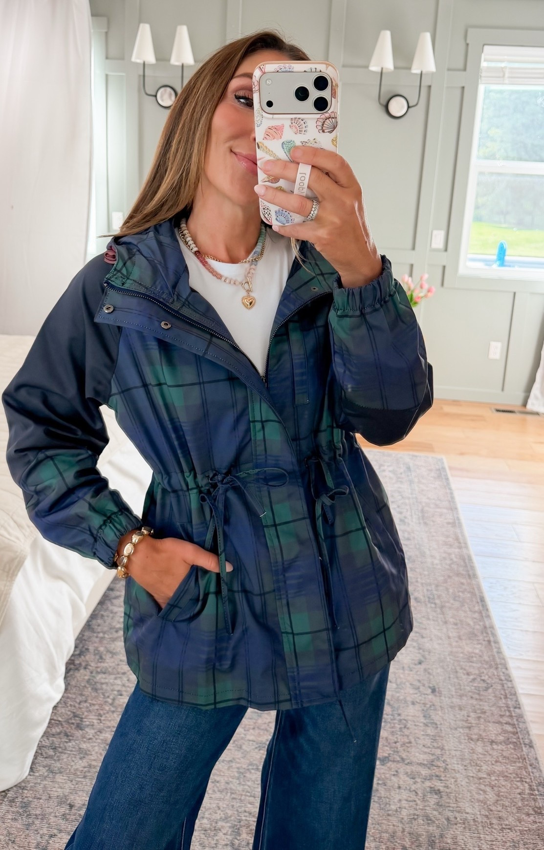 ARE YOU JOKING!  This is the cutest rain jacket ever!!! I can not wait for a rainy day just to wear this! ☔️

#affordablefashion #outerwear

#LTKmomlife #LTKSeasonal #LTKTravel