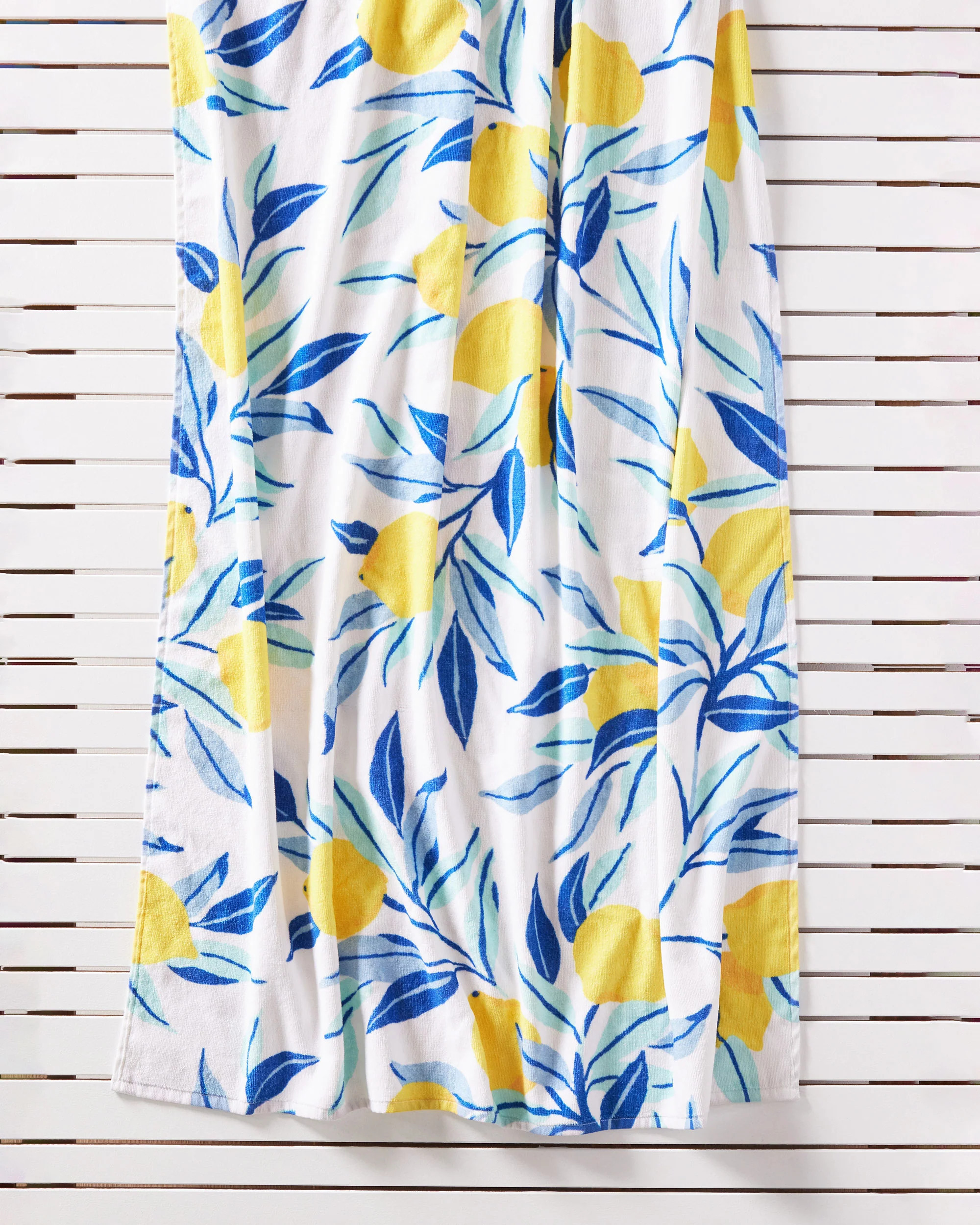 Lemon Zest - Beach Towel - Cloud | Printfresh