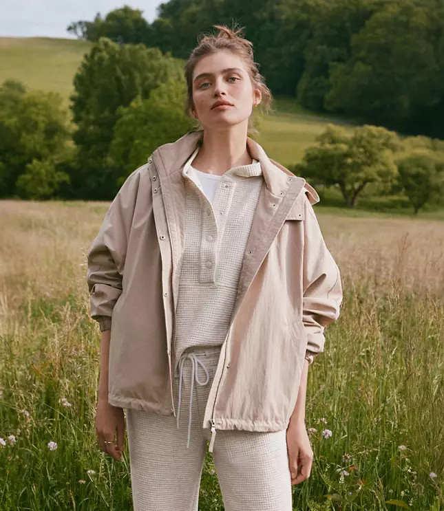 Lou & Grey Water Resistant Anorak Jacket | Loft | LOFT