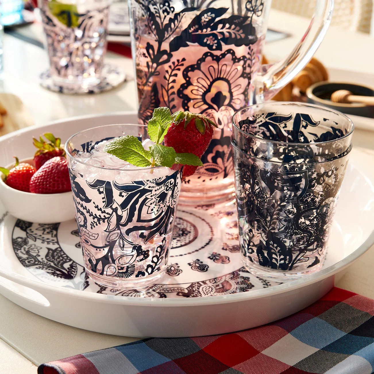 Acrylic Cups Set of 2 | Vera Bradley