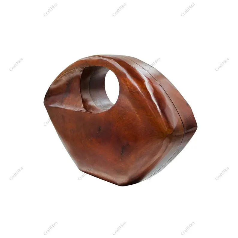 Eye Shaped Wooden Clutch Purse | Teak Wood Minaudiere Evening Bag | Statement Wooden Clutch | Uni... | Etsy (Global)