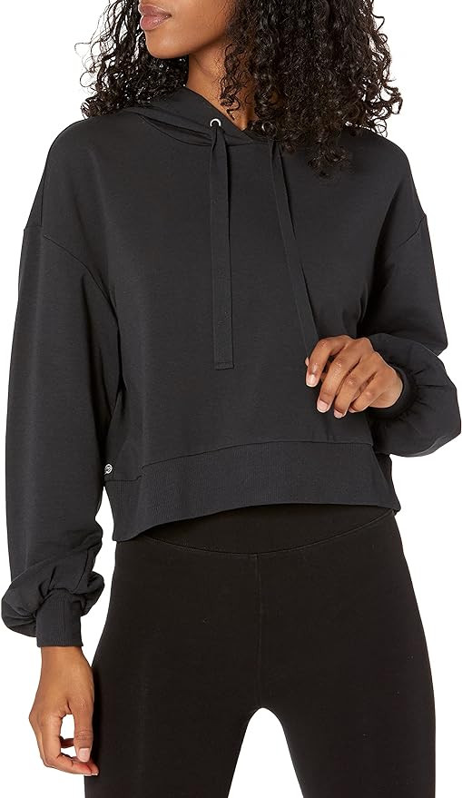 The Drop Women's Mayla Supersoft Stretch Cropped Hoodie | Amazon (US)