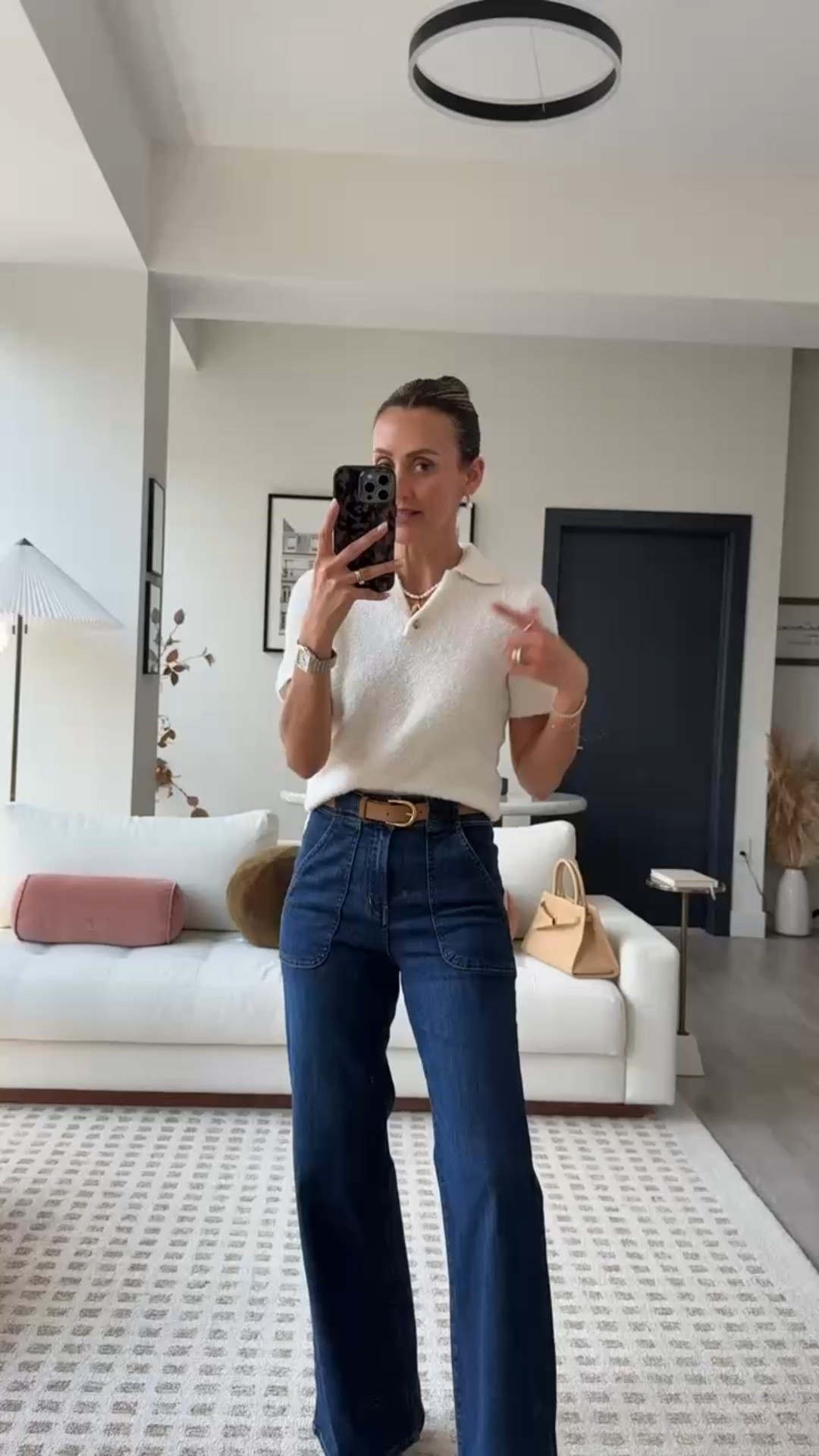 I also picked up this Vince Bouclé short sleeve polo sweater and I’m obsessed! This is the softest polo sweater I’ve ever worn and it is so comfy. Pick it up while you can! 

#LTKSaleAlert #LTKSeasonal #LTKStyleTip