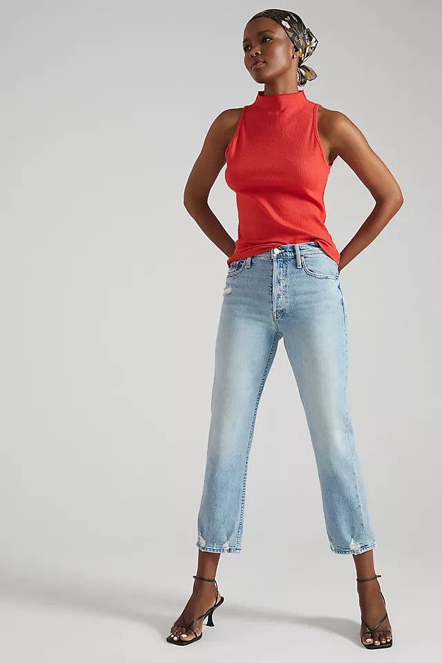 MOTHER The Tomcat Ultra High-Rise Relaxed Straight Jeans | Anthropologie (US)