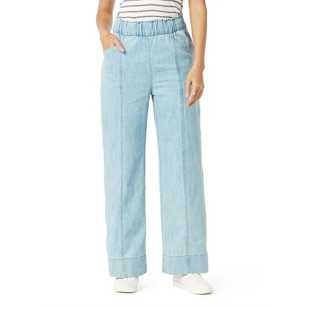 Signature by Levi Strauss & Co.™ Women's Pull-On Wide Leg Pants | Walmart (US)