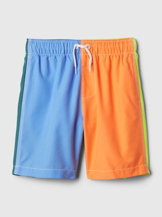 Kids Recycled Printed Swim Trunks | Gap (US)