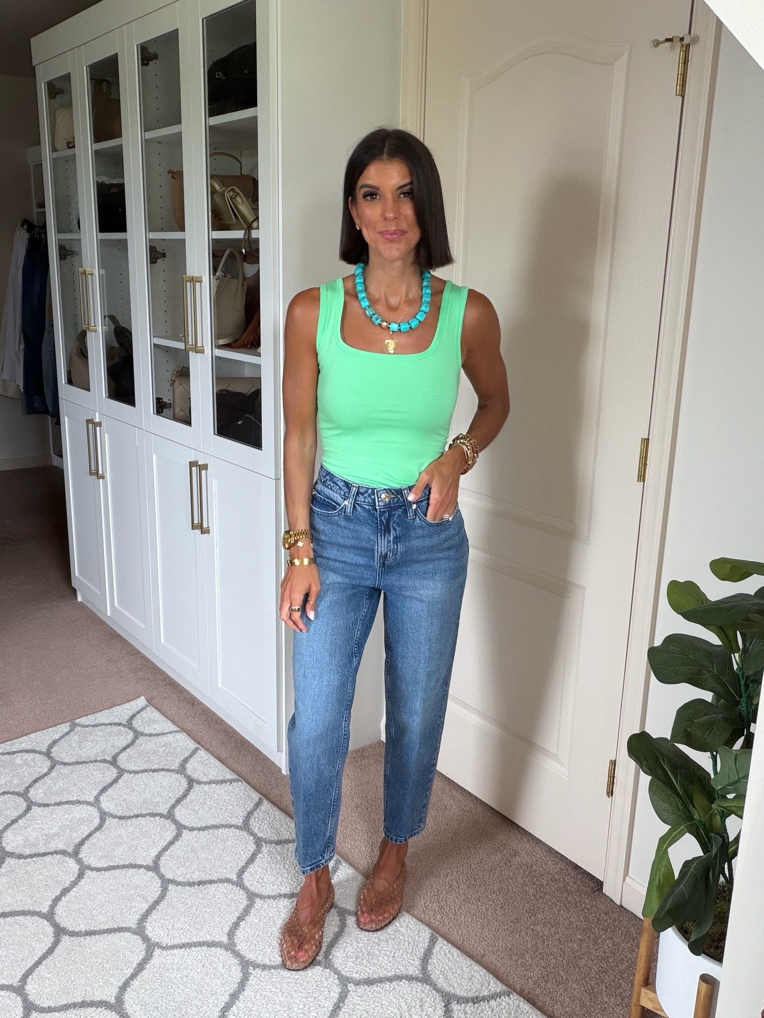 Love these Walmart jeans! Size 0. Size xs in Walmart tank

#LTKgrwm #LTKootd #LTKmomlife
