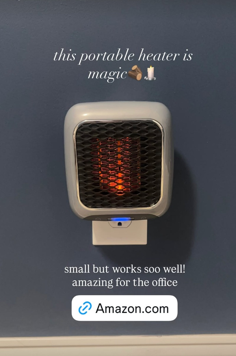 This portable heater is magic. It's small but works so well! Amazing for the office.  

 #LTKGiftGuide #LTKHoliday #LTKFindsUnder50