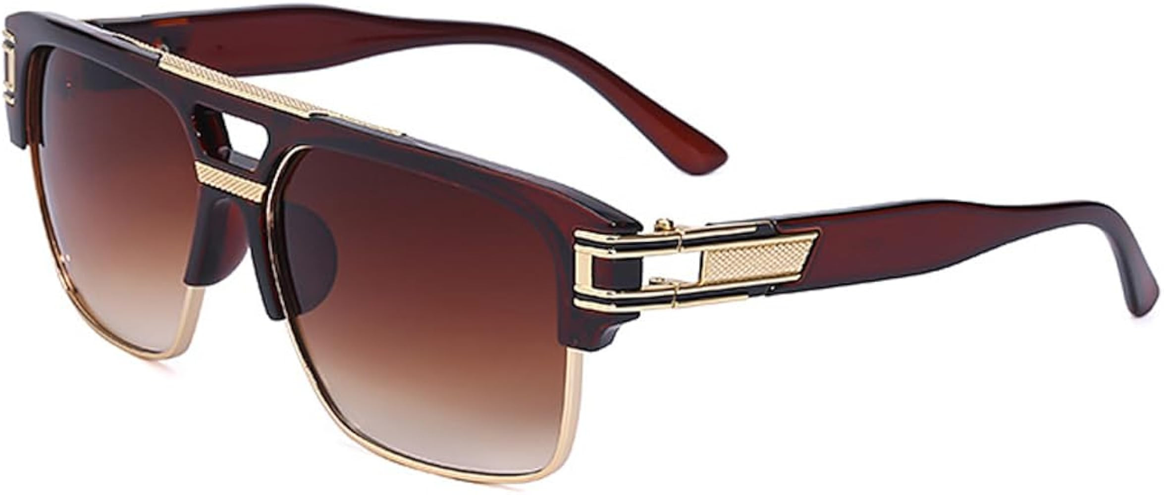 Retro men's sunglasses, large frame sunglasses, sunglasses | Amazon (US)